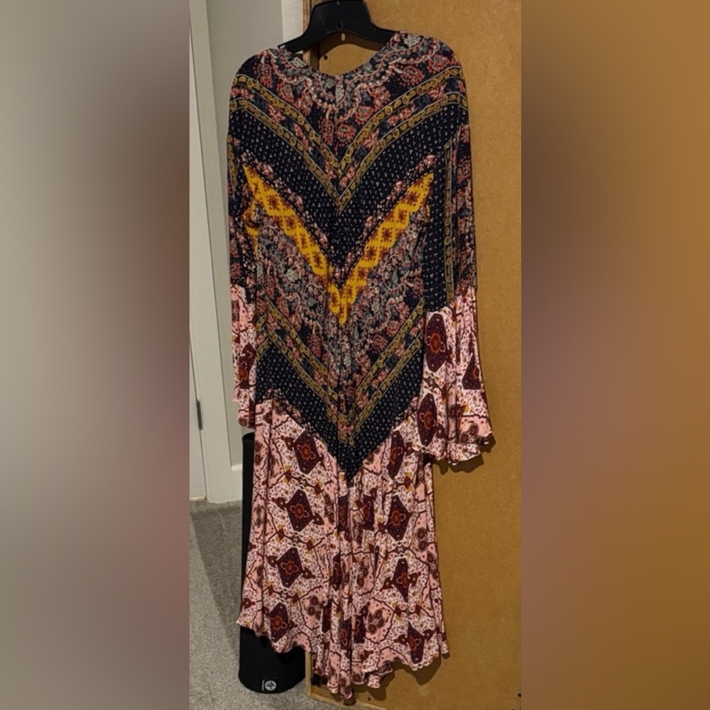 Umgee Multicolor Bohemian Long Duster - Picture 3 of 3